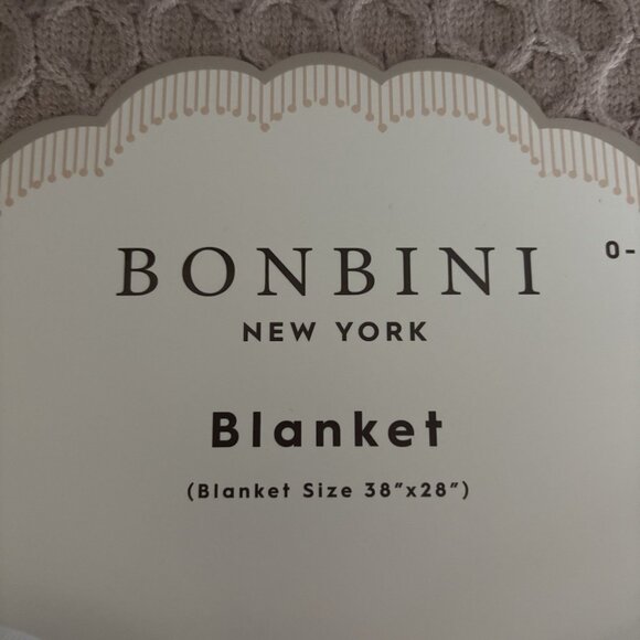 Bonbini New York Tan Baby Blanket 0-6mo Size 38” X 28” NWT - Picture 2 of 4